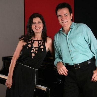 Luciano Alves e Bettina Graziani